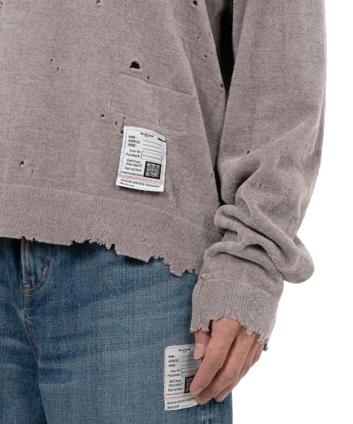 Distressed Knit Sweater