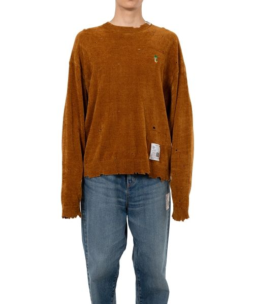 Distressed Knit Sweater