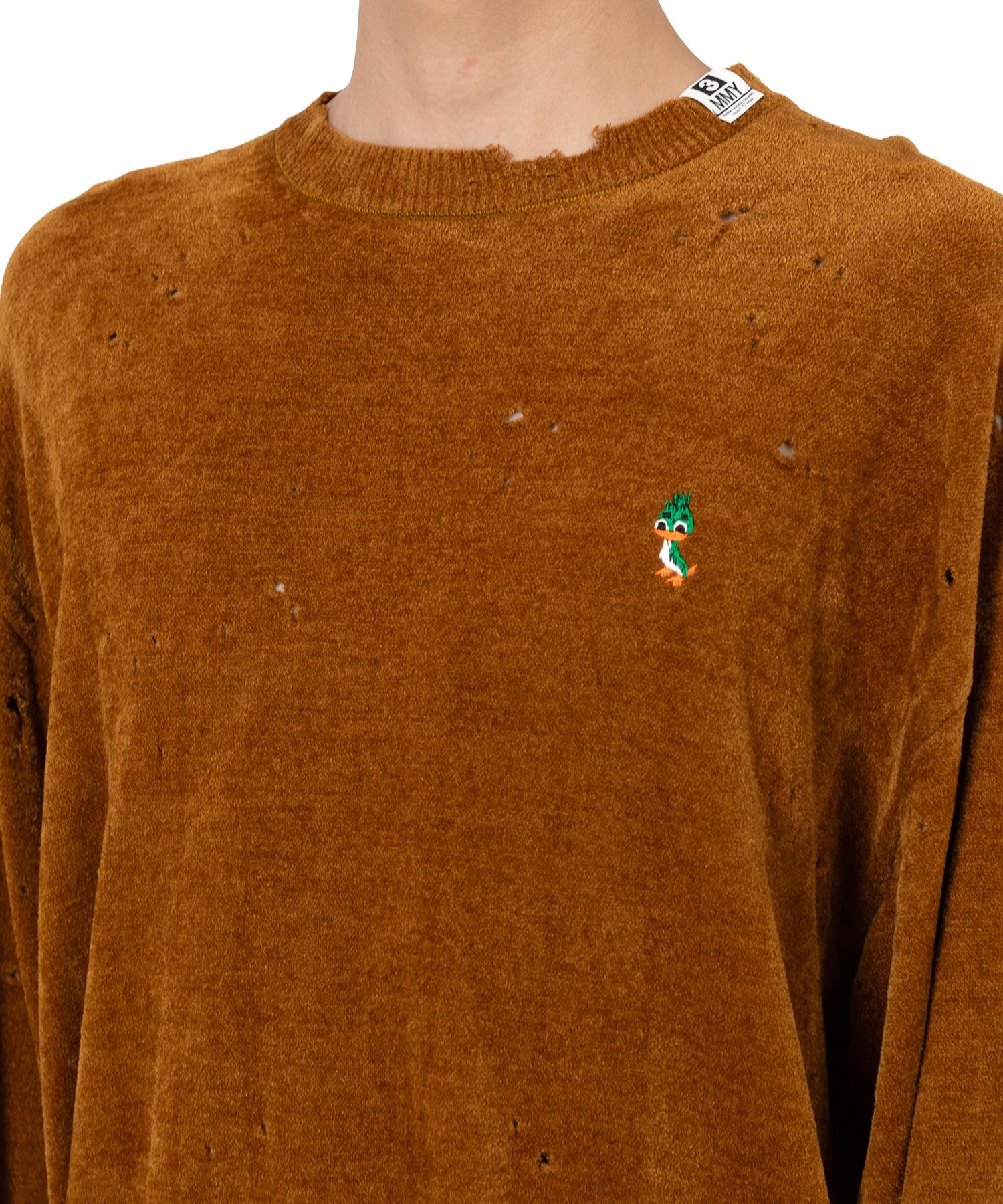 Distressed Knit Sweater