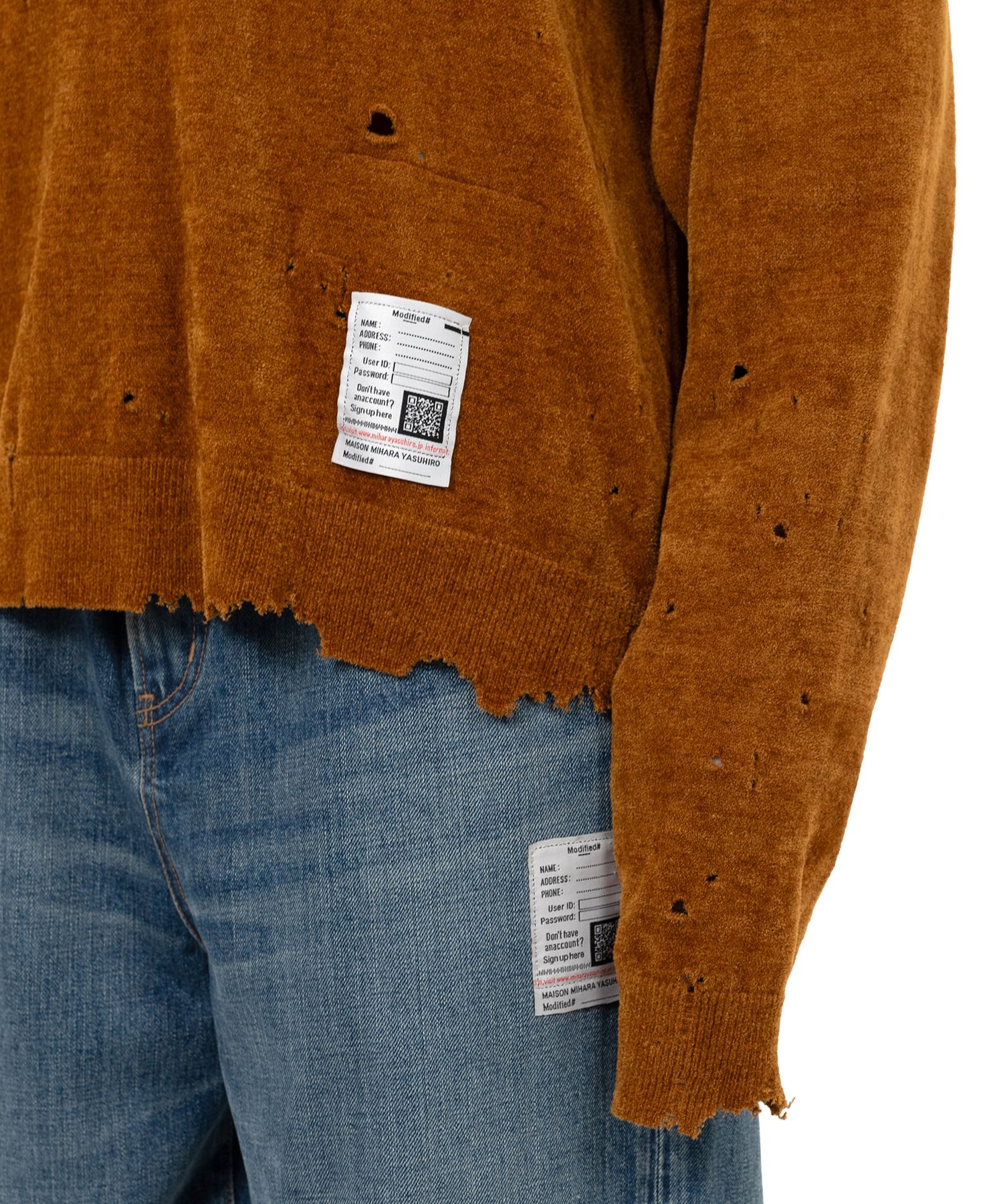 Distressed Knit Sweater