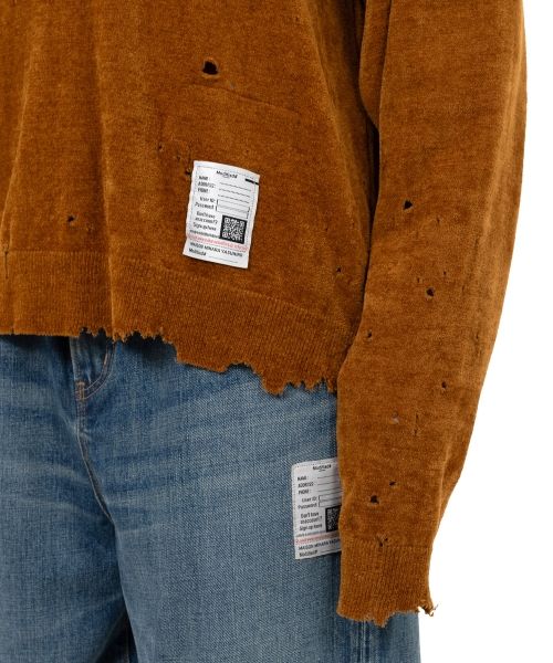 Distressed Knit Sweater