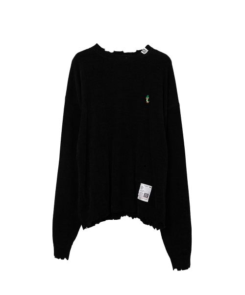 トップス MIHARA YASUHIRO Distressed Knit Sweater Maison MIHARA YASUHIRO ONLINE STORE（ミハラヤスヒロ