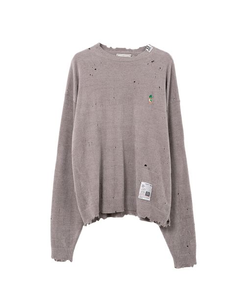 トップス MIHARA YASUHIRO Distressed Knit Sweater 26569574_56376704_322.jpg