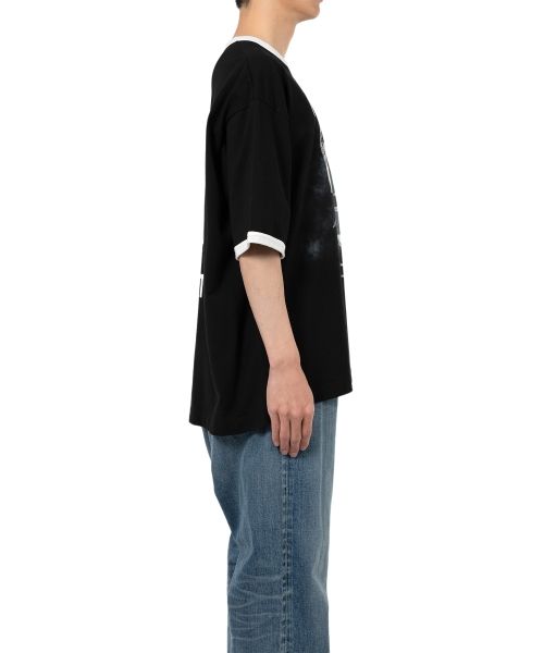 Happy Face Printed Ringer T-shirt