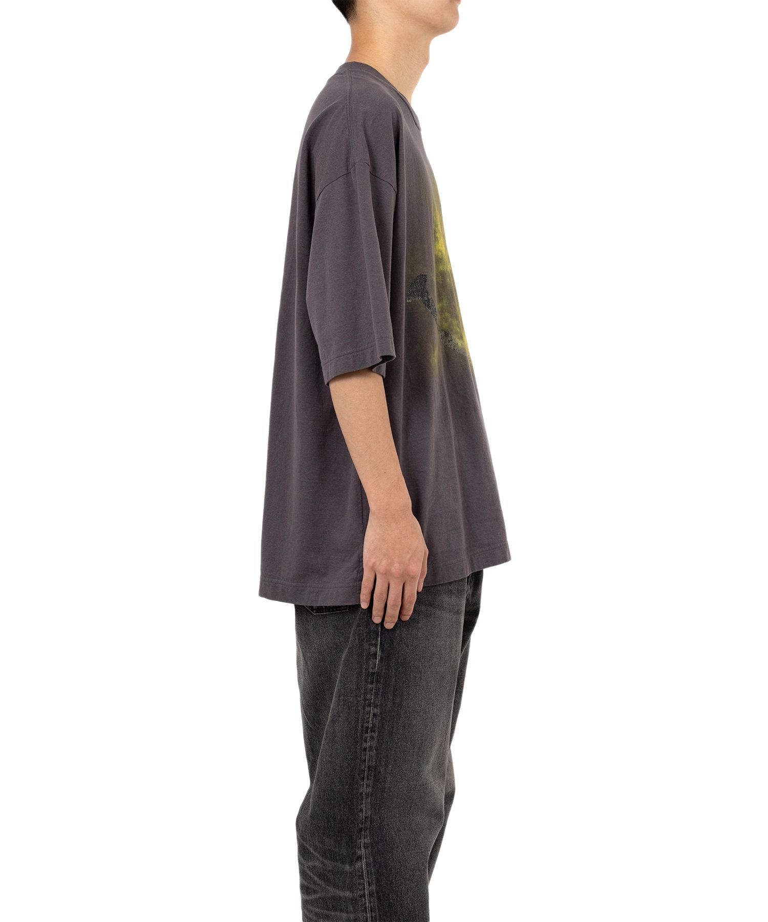 Smily Face Printed Ringer T-shirt