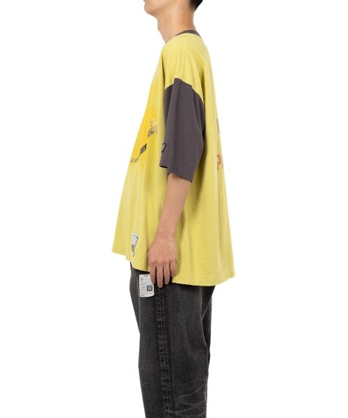 Smily Face Printed Ringer T-shirt