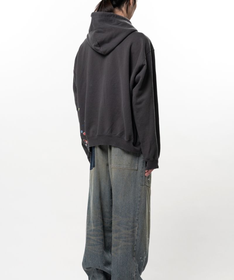 Kids Sticker Printed Hoodie