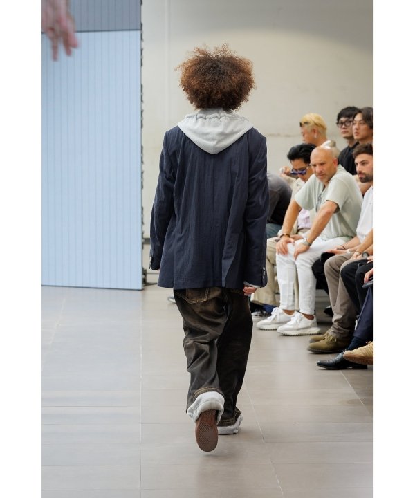 Mix Layered Wool Jacket