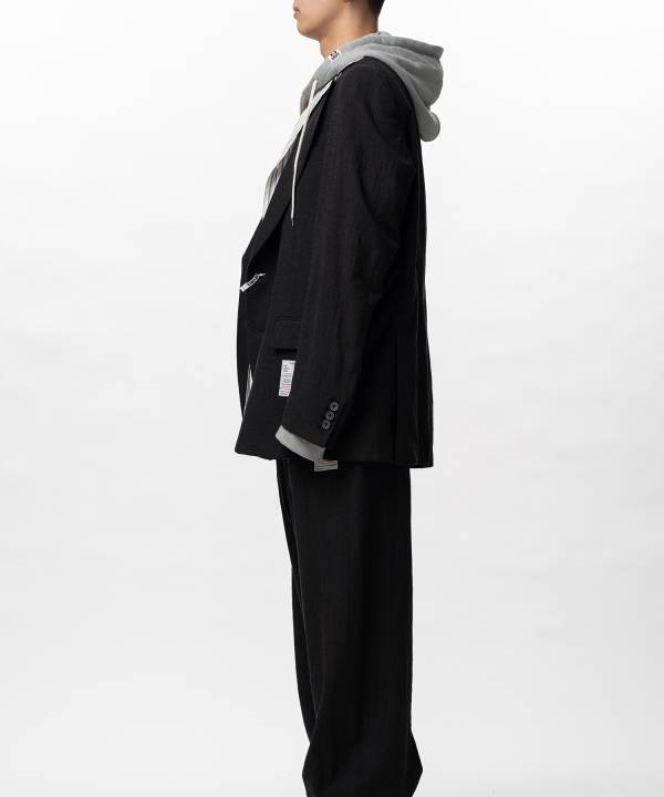 Mix Layered Wool Jacket