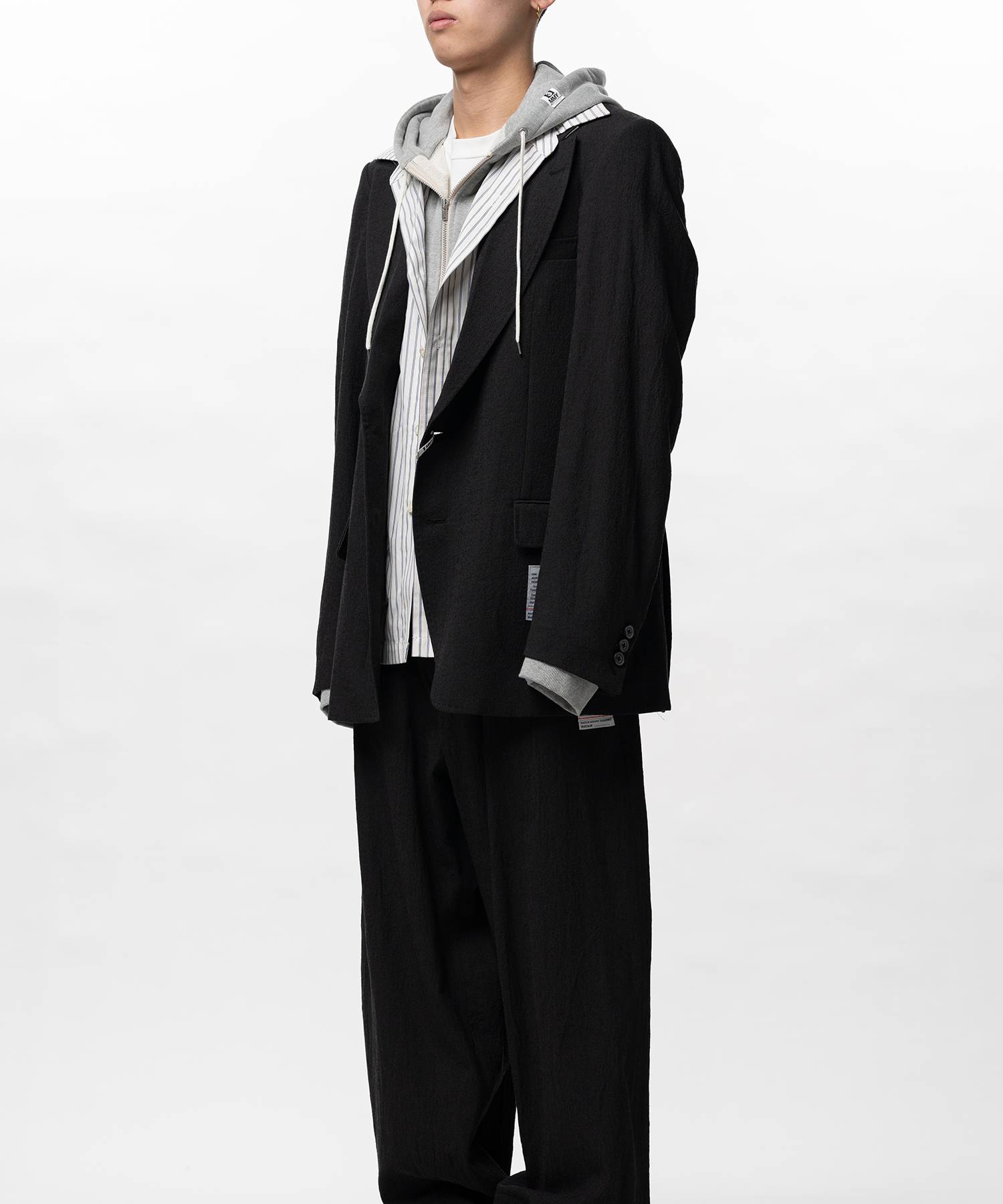 Mix Layered Wool Jacket