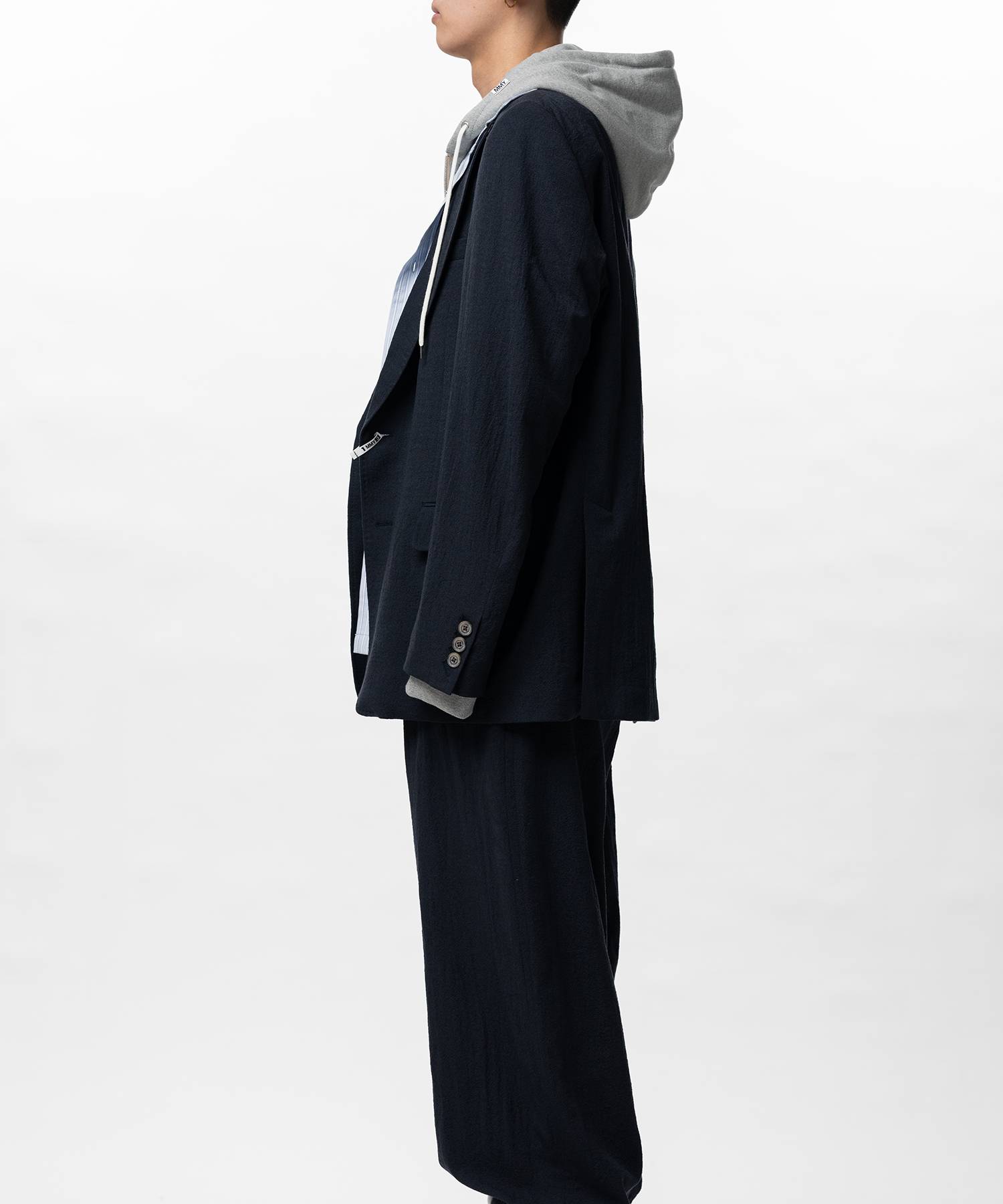 Mix Layered Wool Jacket