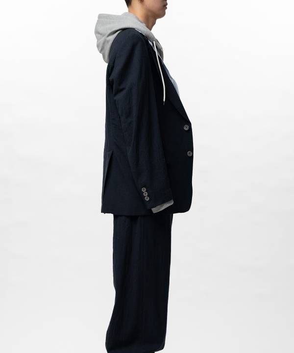 Mix Layered Wool Jacket