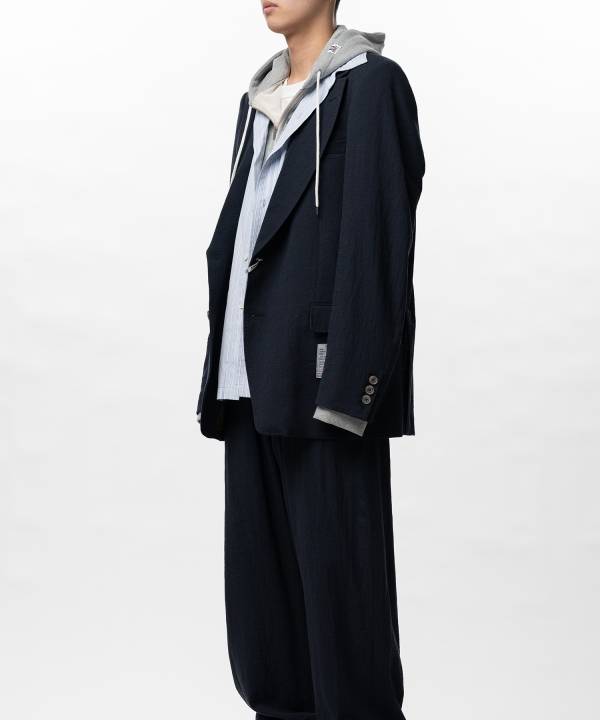 Mix Layered Wool Jacket