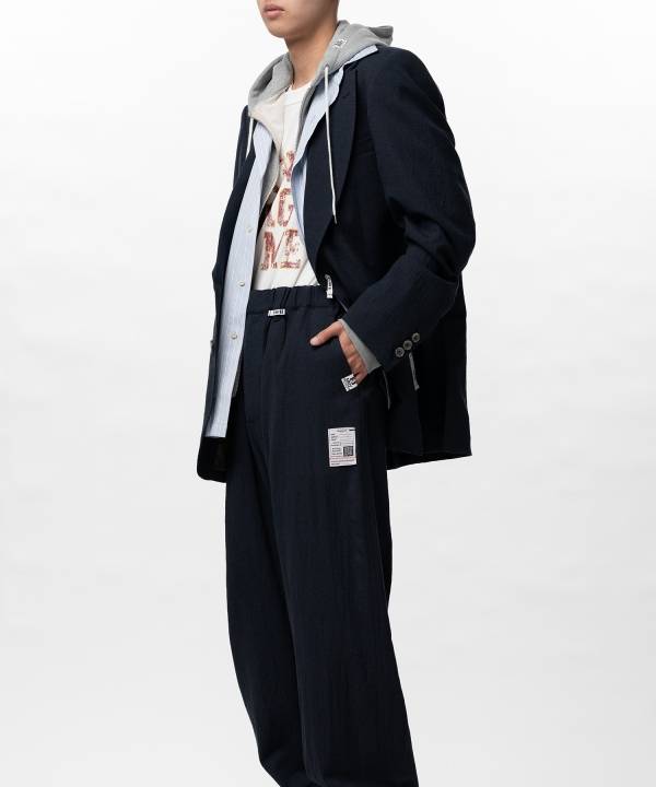 Mix Layered Wool Jacket