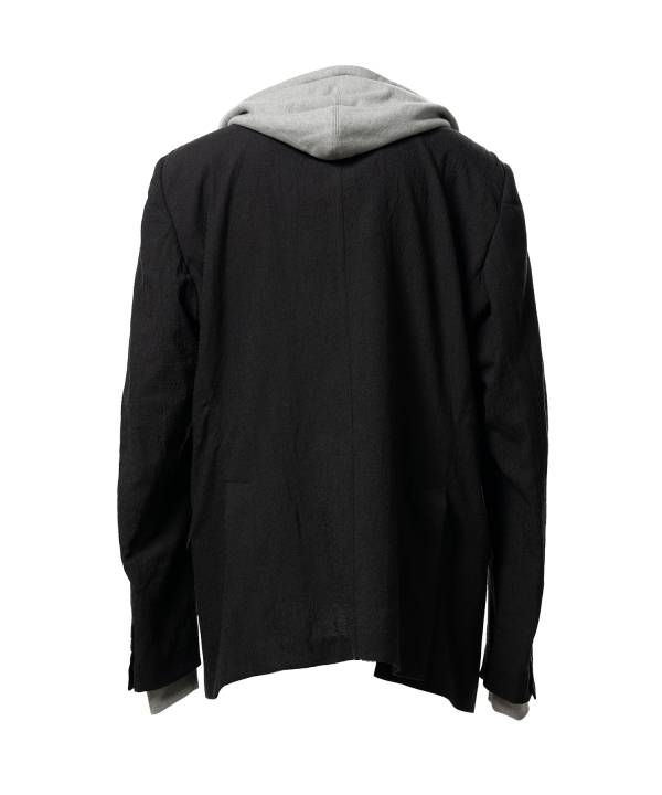 Mix Layered Wool Jacket