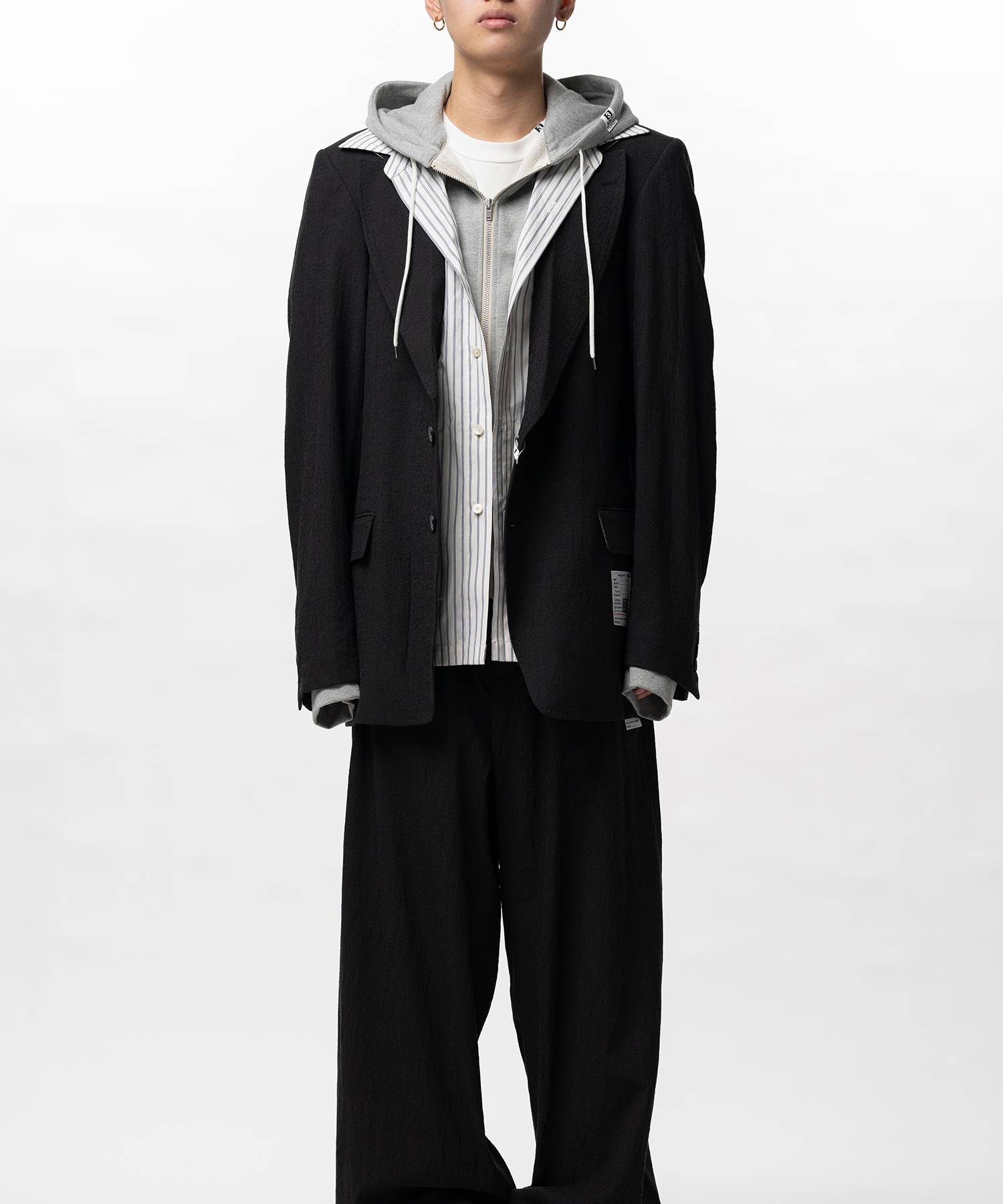 Mix Layered Wool Jacket