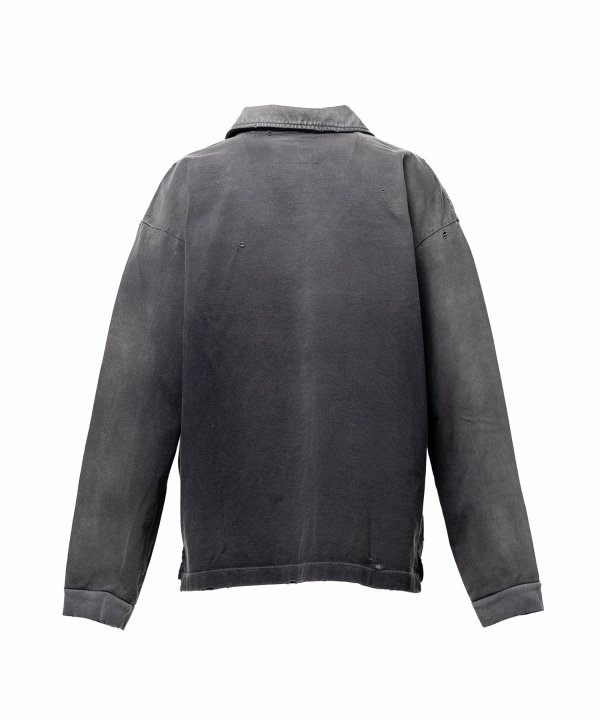 Sun Faded Like Collared Long Sleeve T-shirt