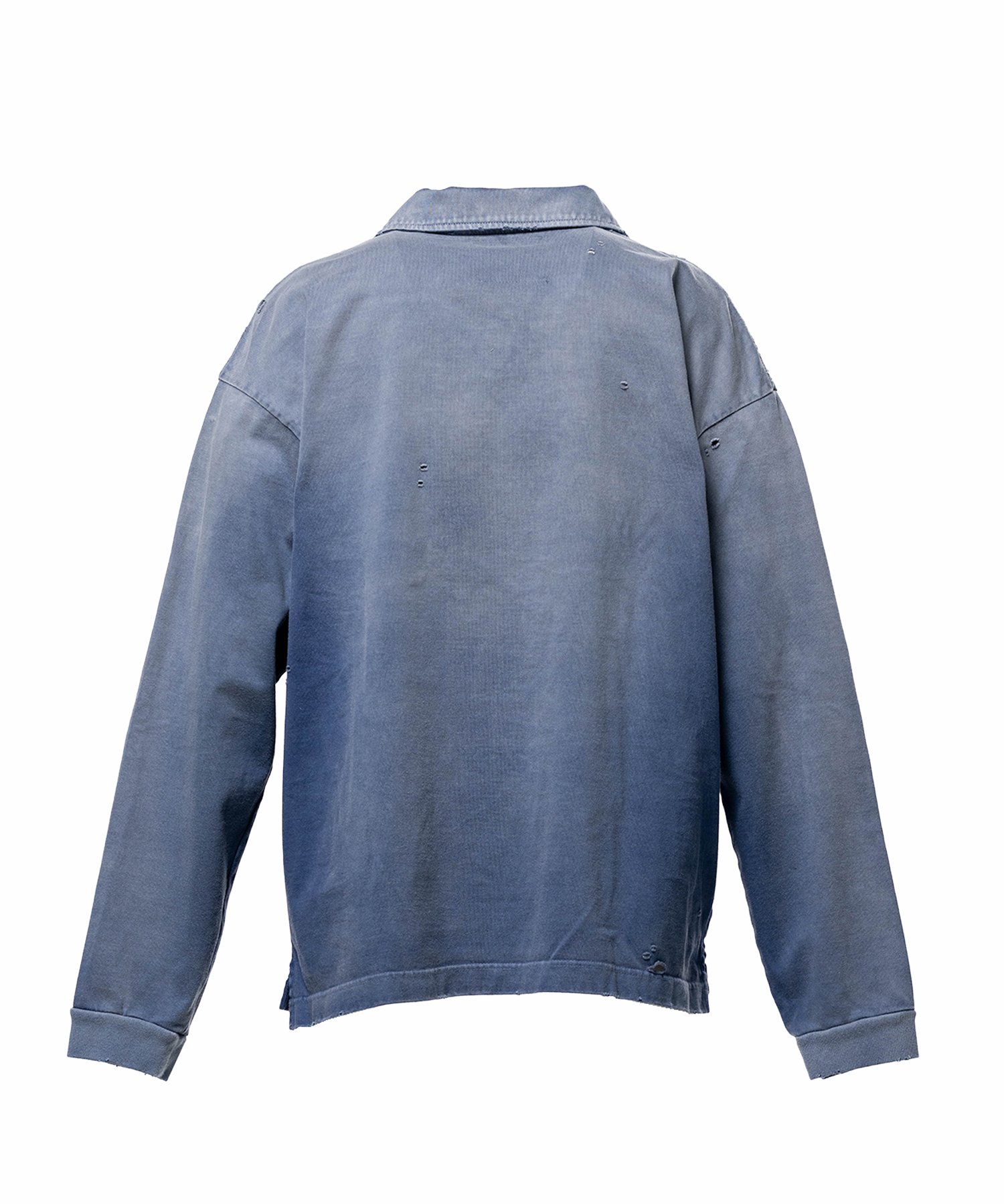Sun Faded Like Collared Long Sleeve T-shirt