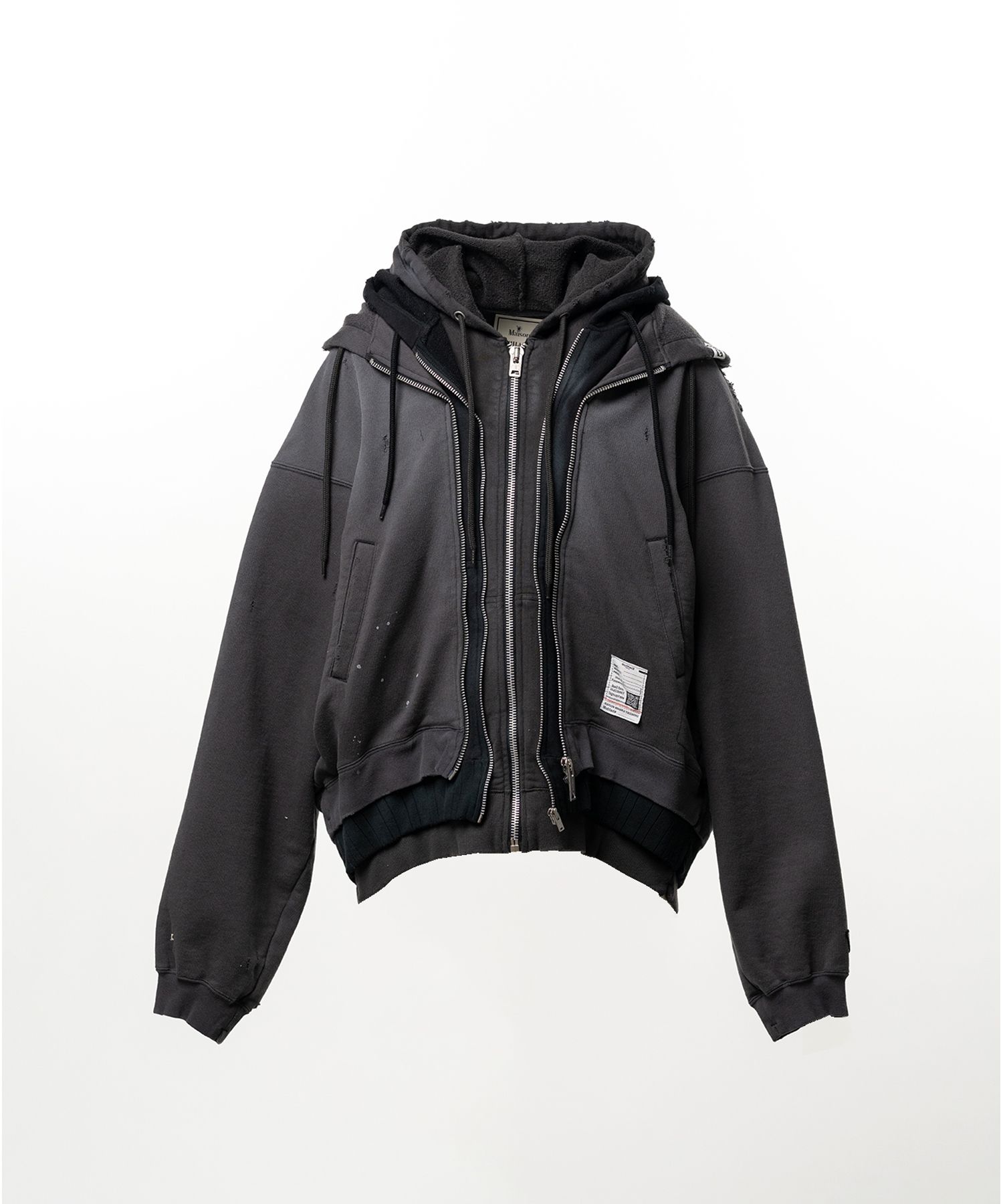 Triple Layered Zip-up Hoodie