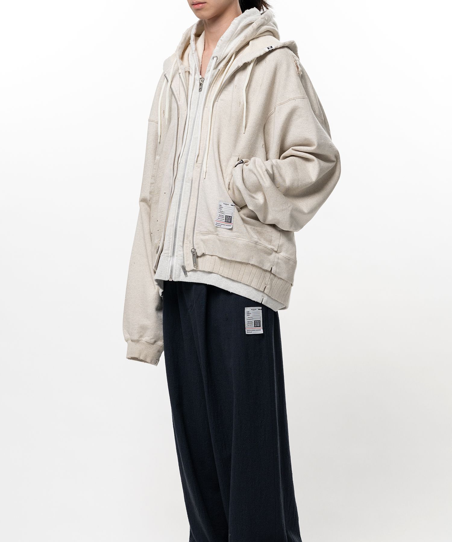 Triple Layered Zip-up Hoodie