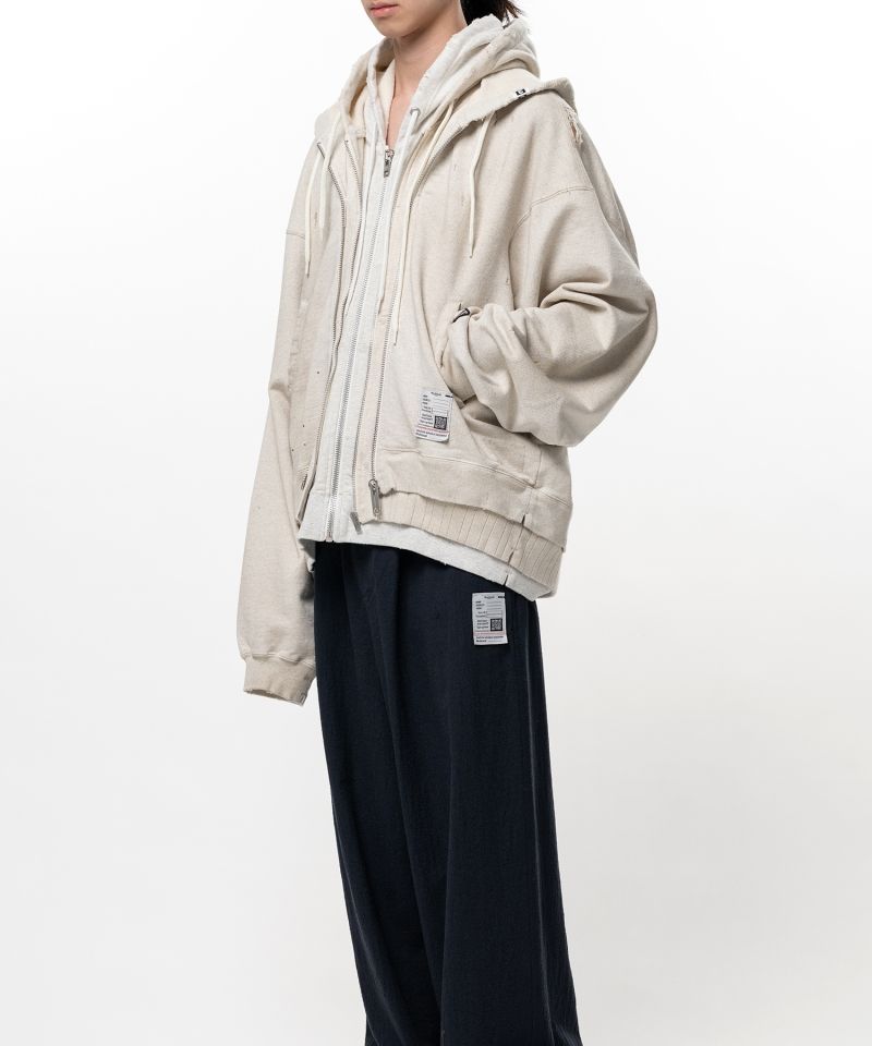 Triple Layered Zip-up Hoodie