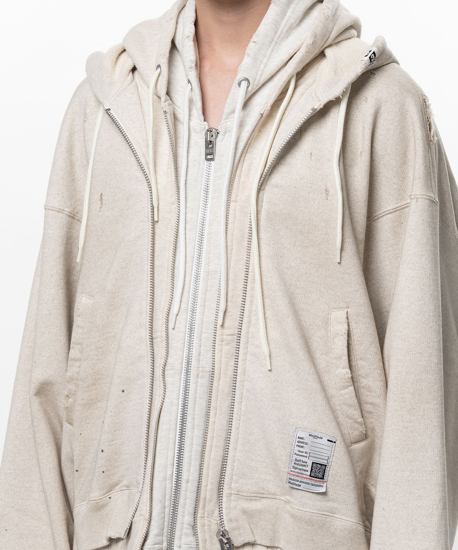 Triple Layered Zip-up Hoodie