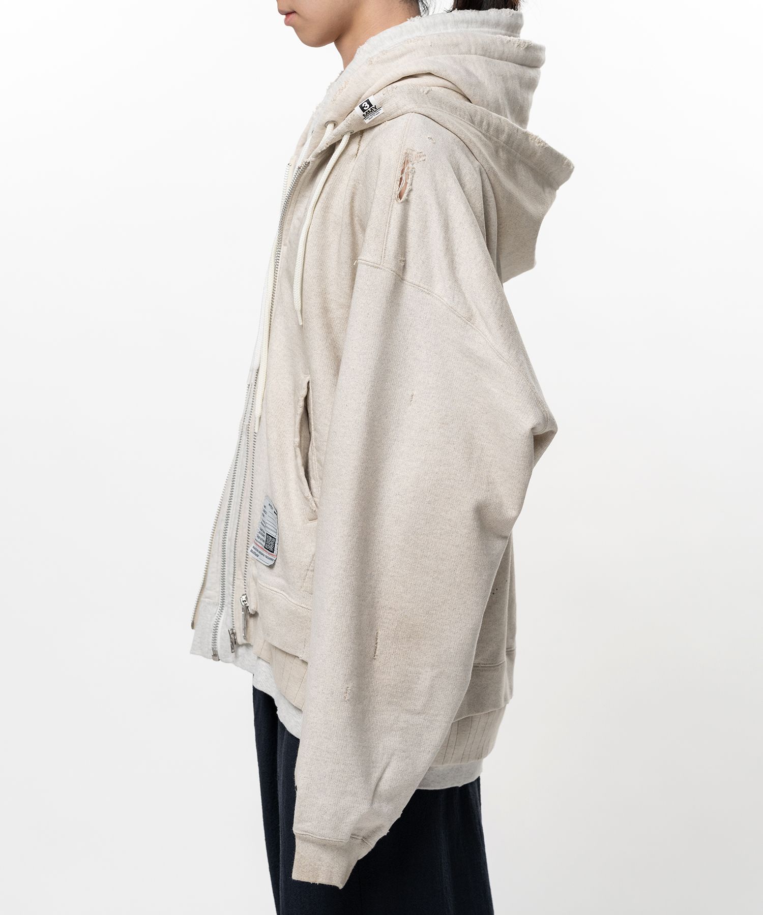 Triple Layered Zip-up Hoodie