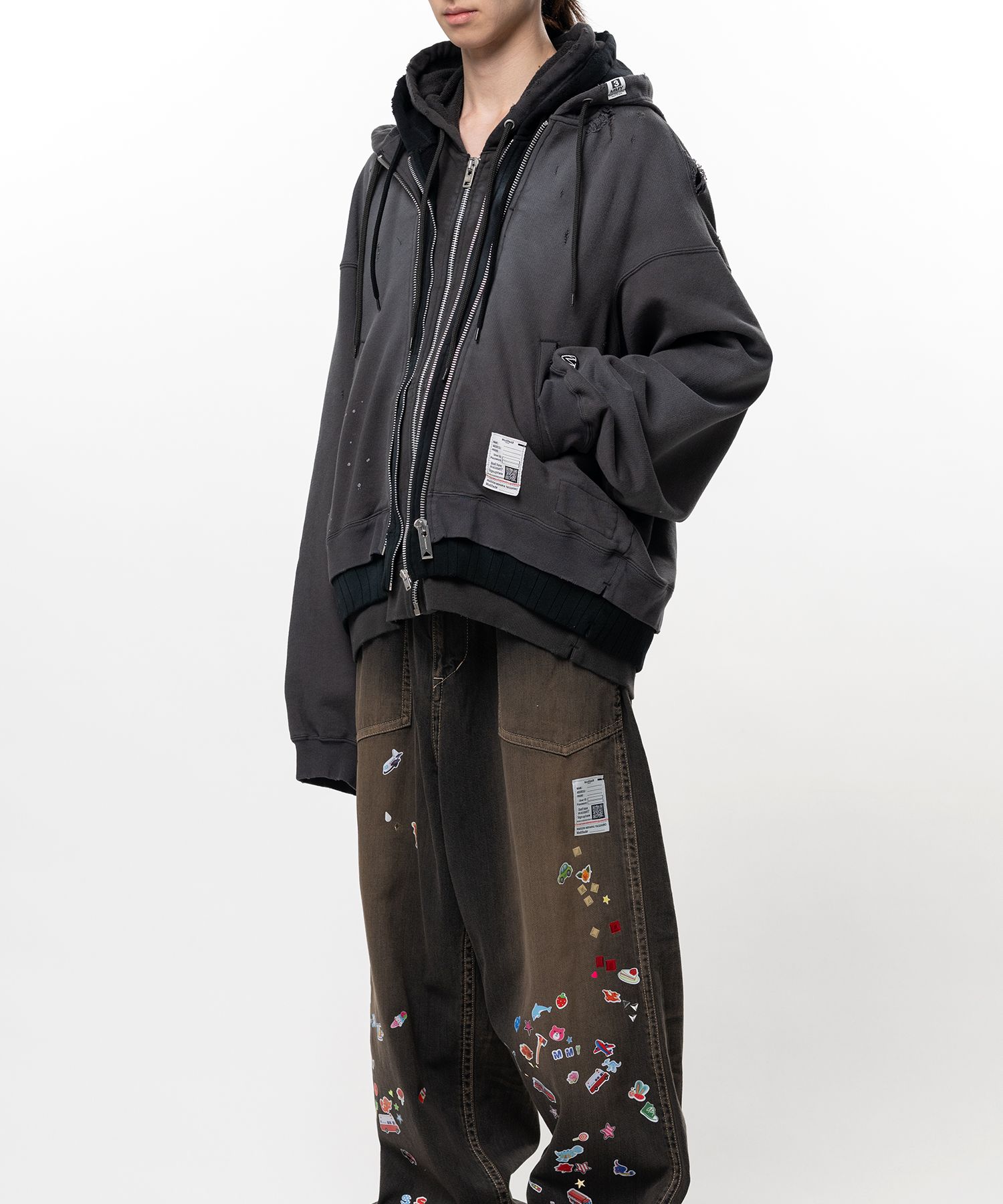 Triple Layered Zip-up Hoodie