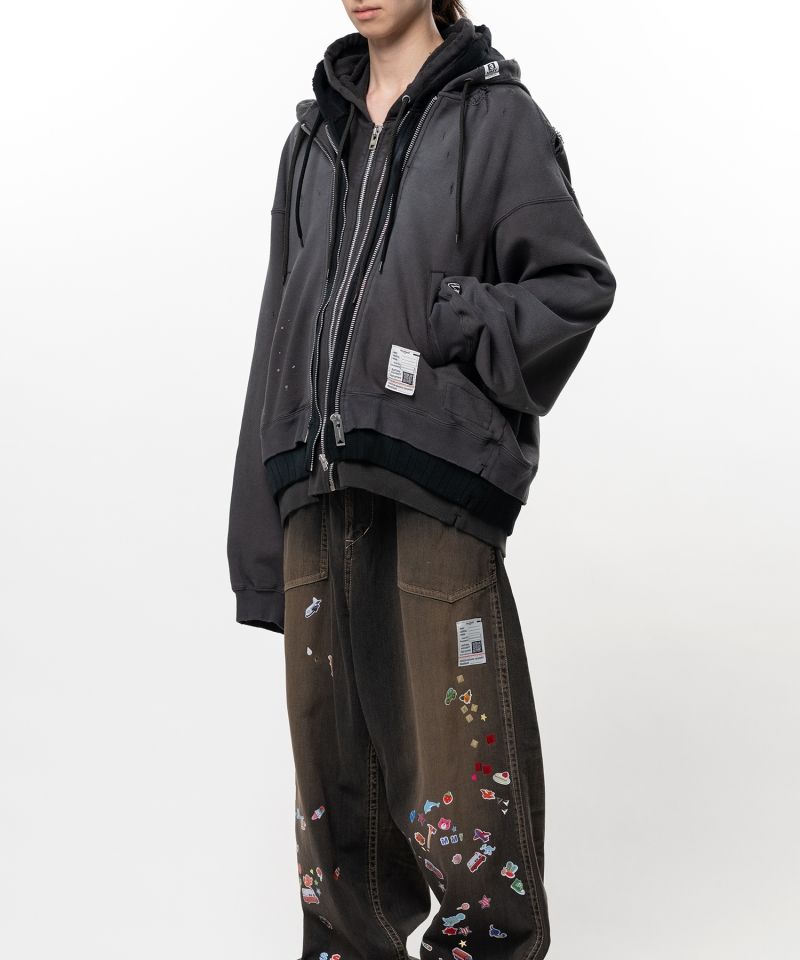 Triple Layered Zip-up Hoodie