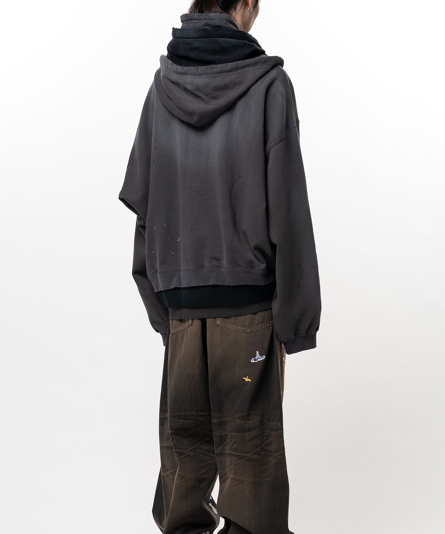 Triple Layered Zip-up Hoodie