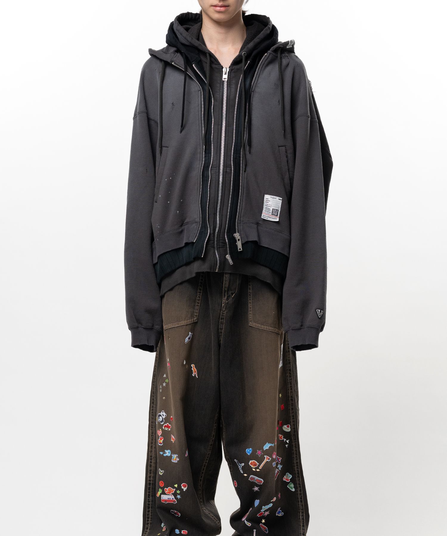 Triple Layered Zip-up Hoodie