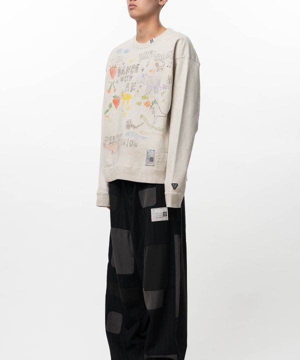 Kids Doodle Printed Sweatshirt