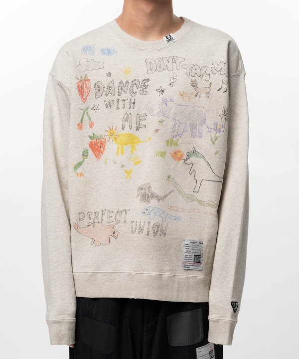 Kids Doodle Printed Sweatshirt