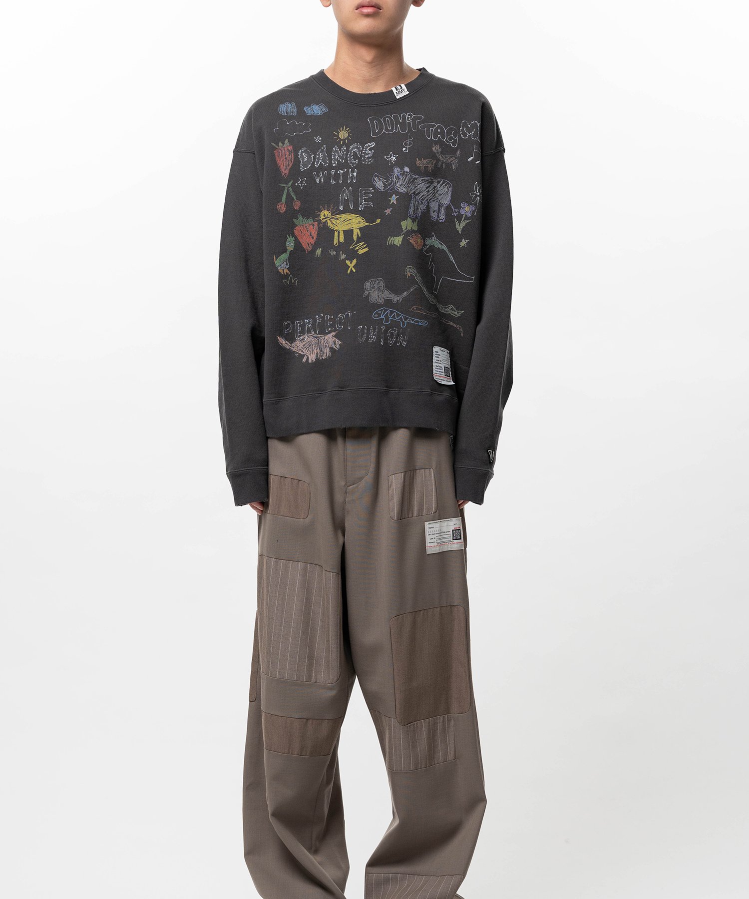 Kids Doodle Printed Sweatshirt