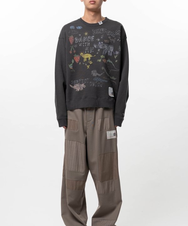 Kids Doodle Printed Sweatshirt