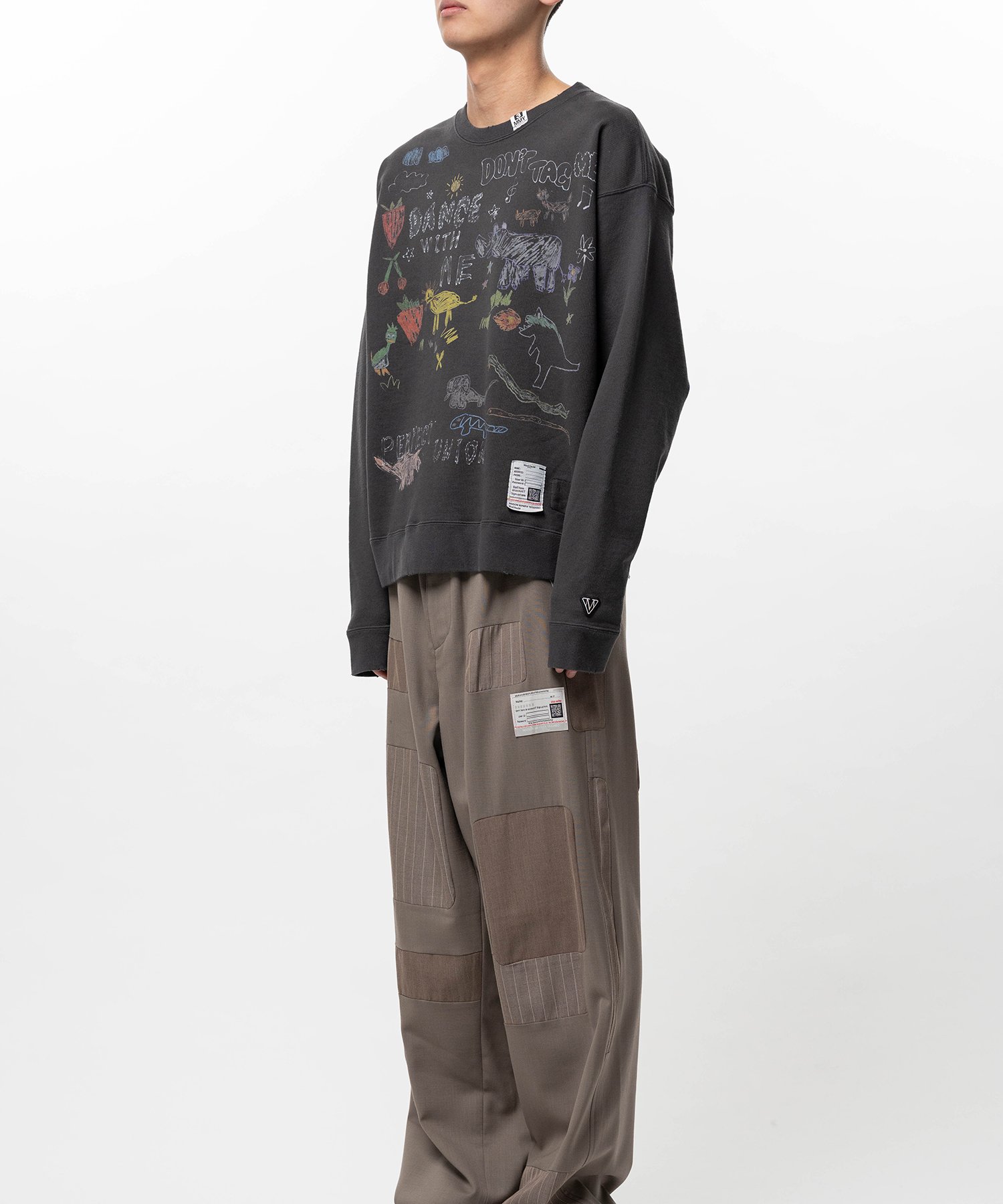 Kids Doodle Printed Sweatshirt