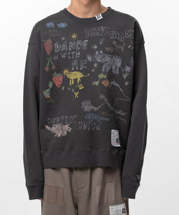 Kids Doodle Printed Sweatshirt