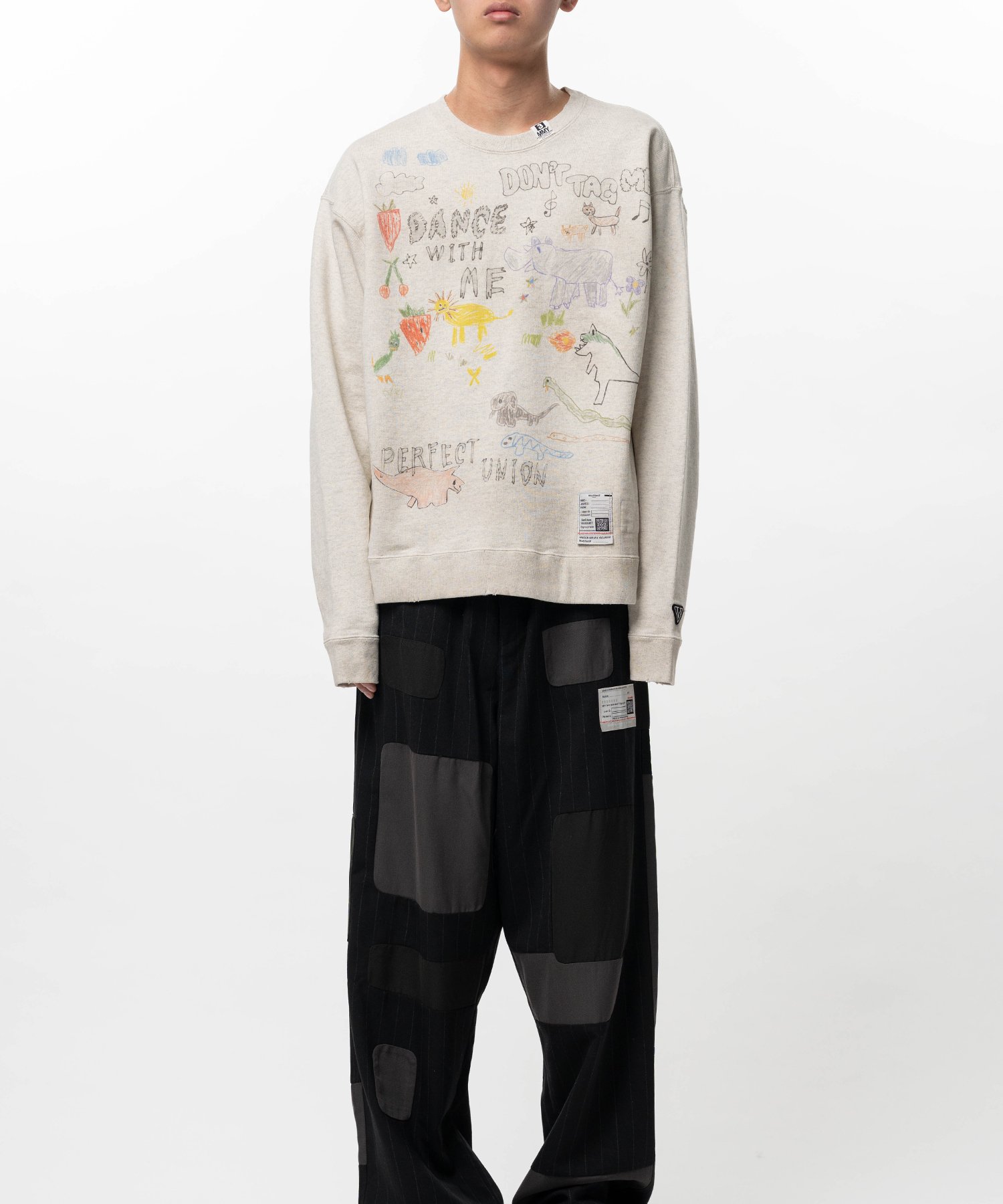 Kids Doodle Printed Sweatshirt