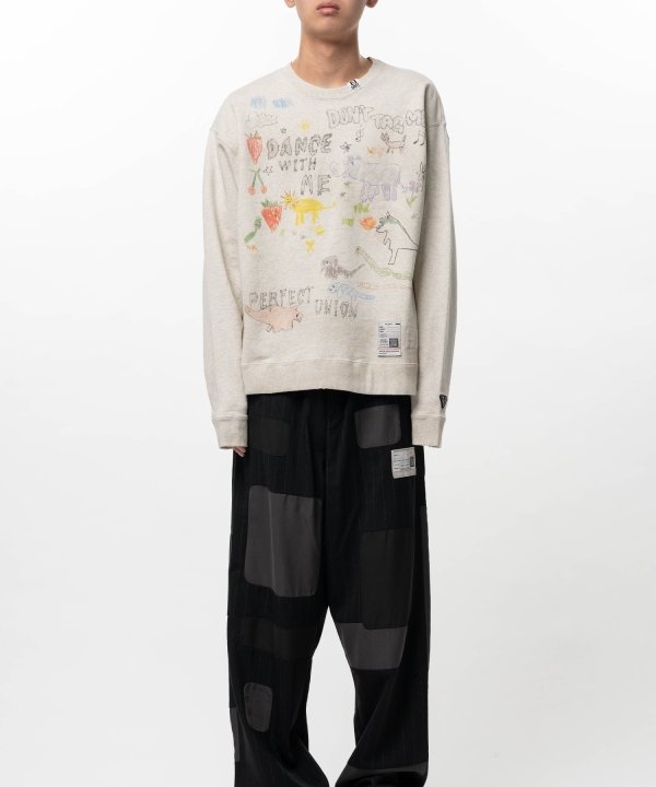 Kids Doodle Printed Sweatshirt