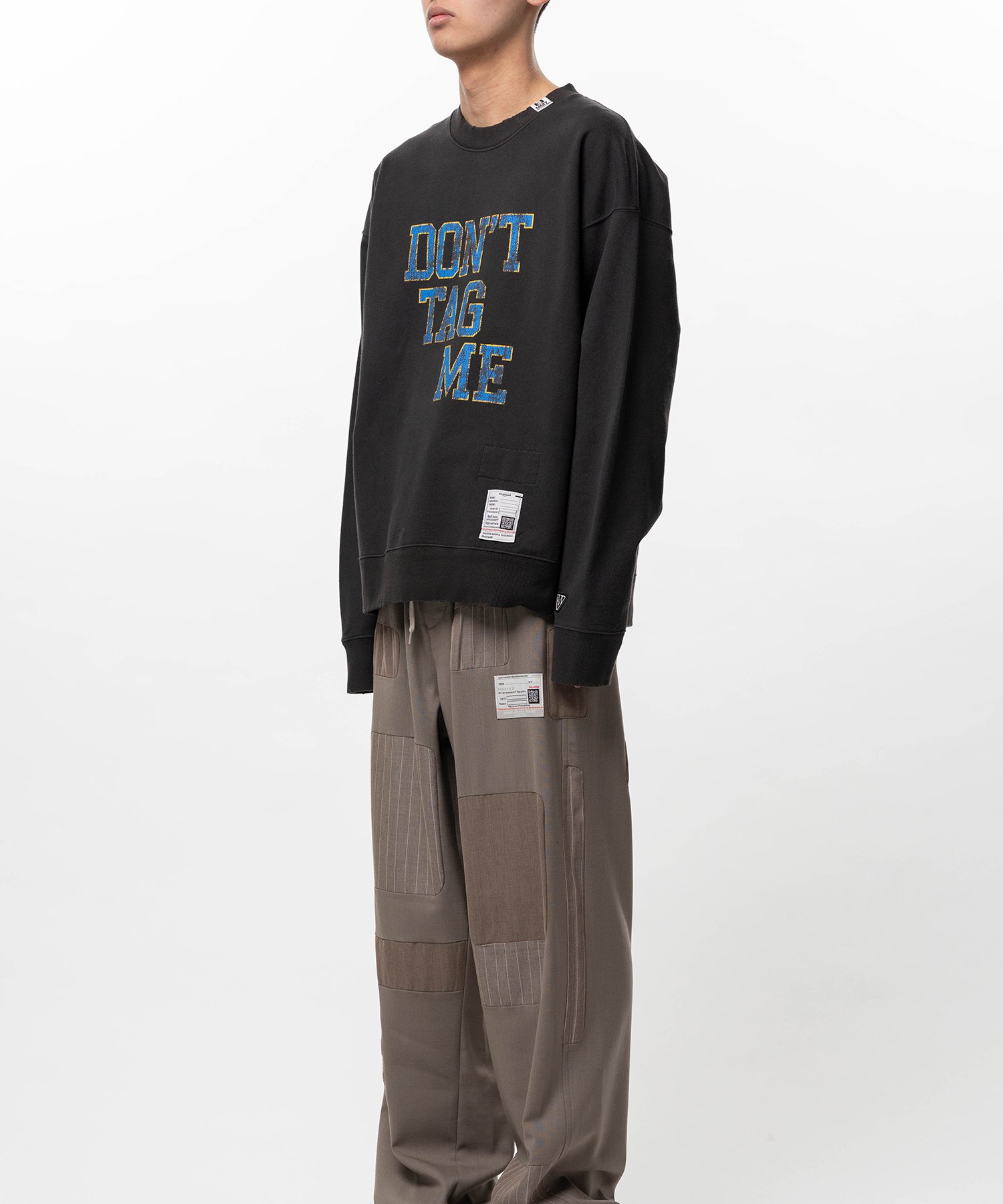 Don't Tag Me Printed Sweatshirt