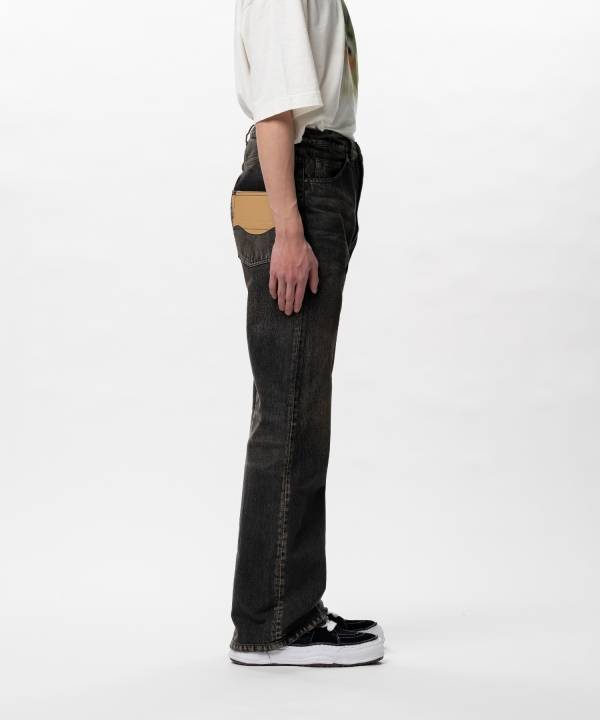 Flared Denim Pants