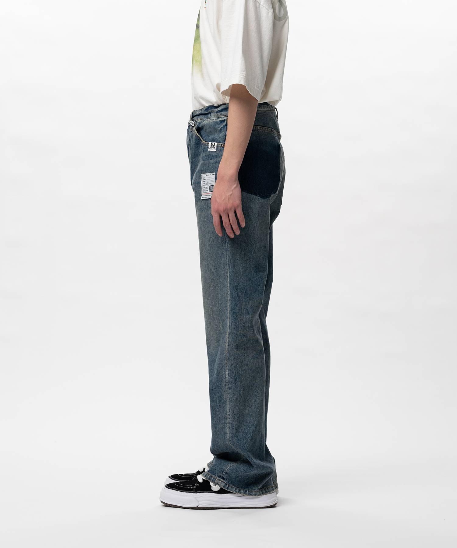 Flared Denim Pants
