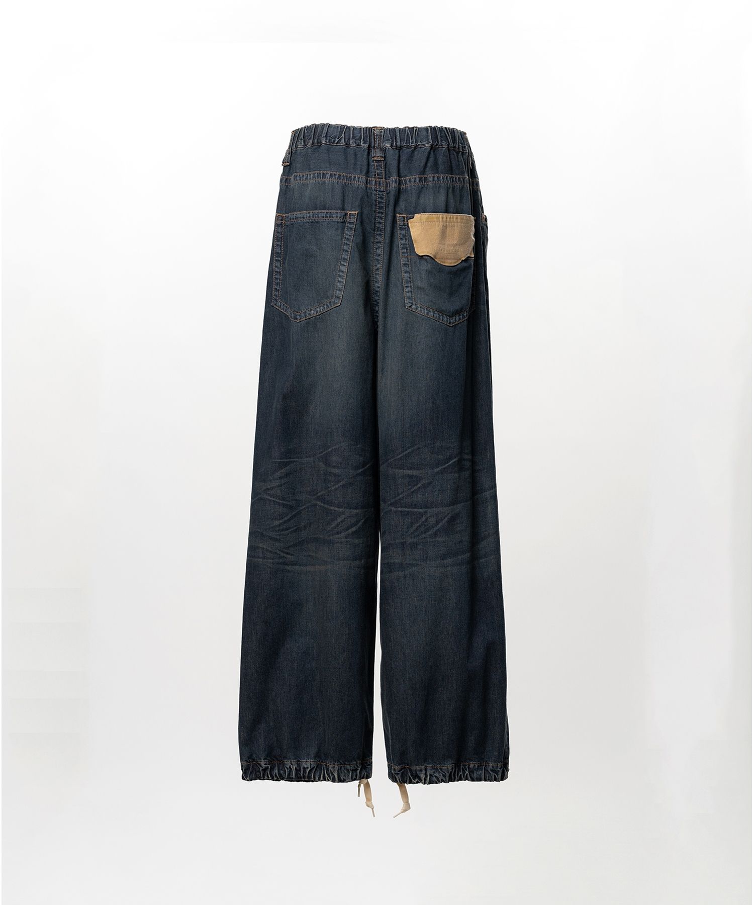 Light Denim Wide Pants