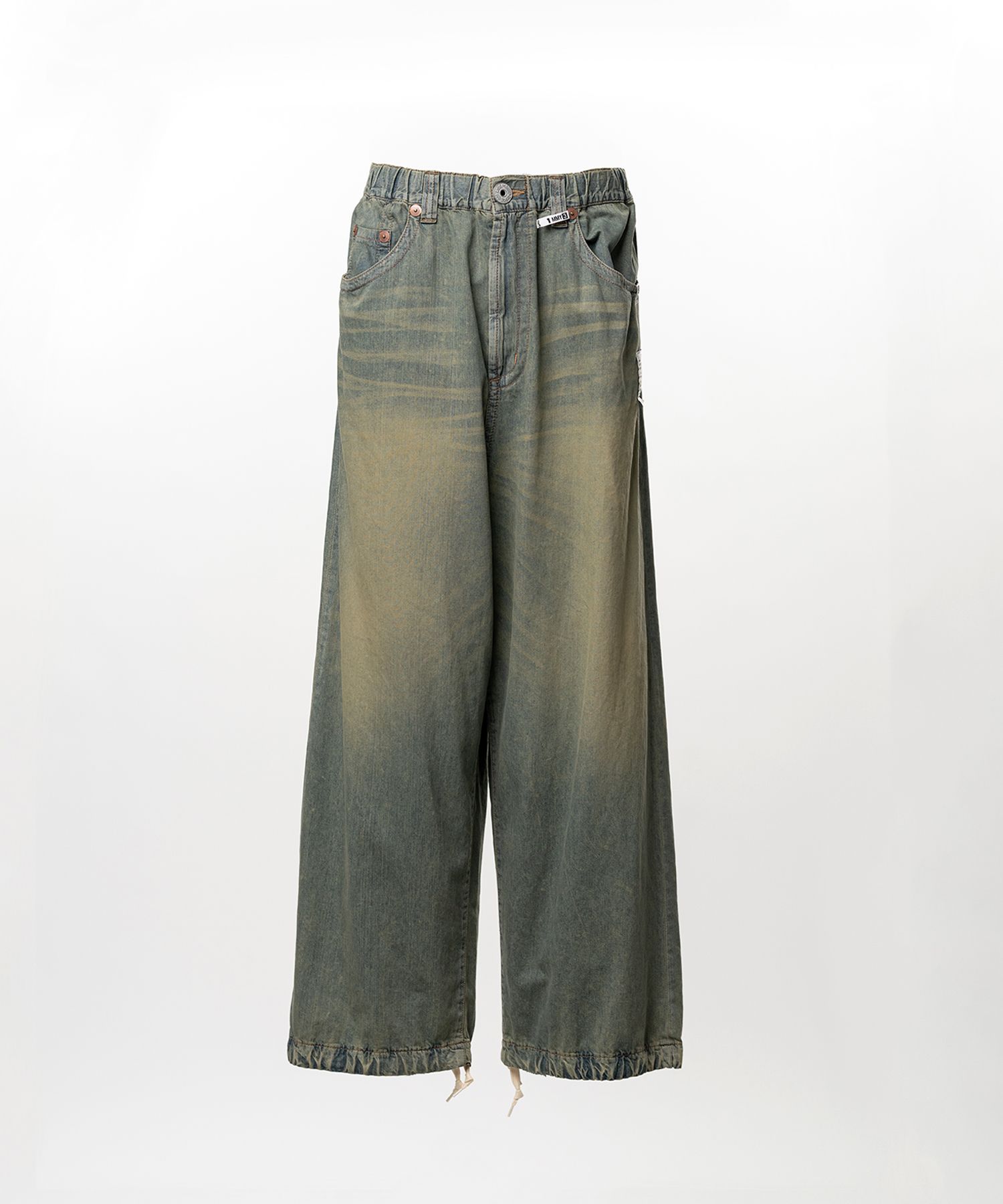 Light Denim Wide Pants