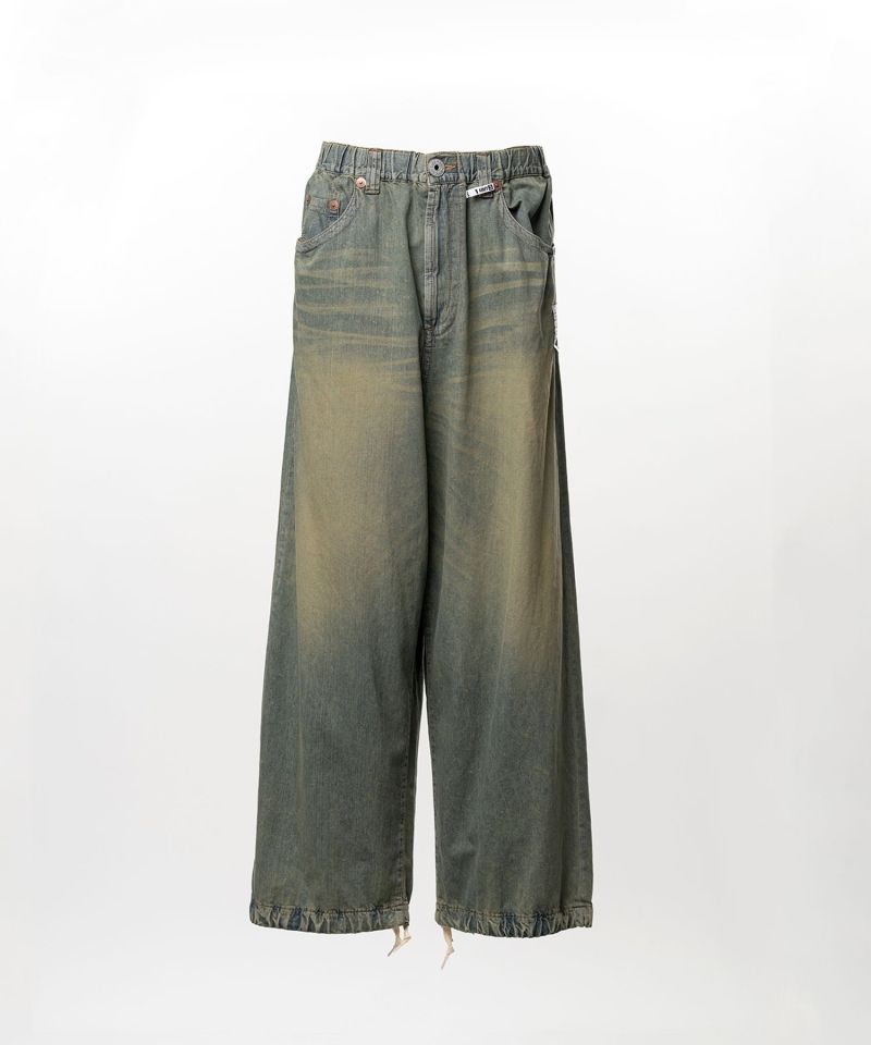 Light Denim Wide Pants