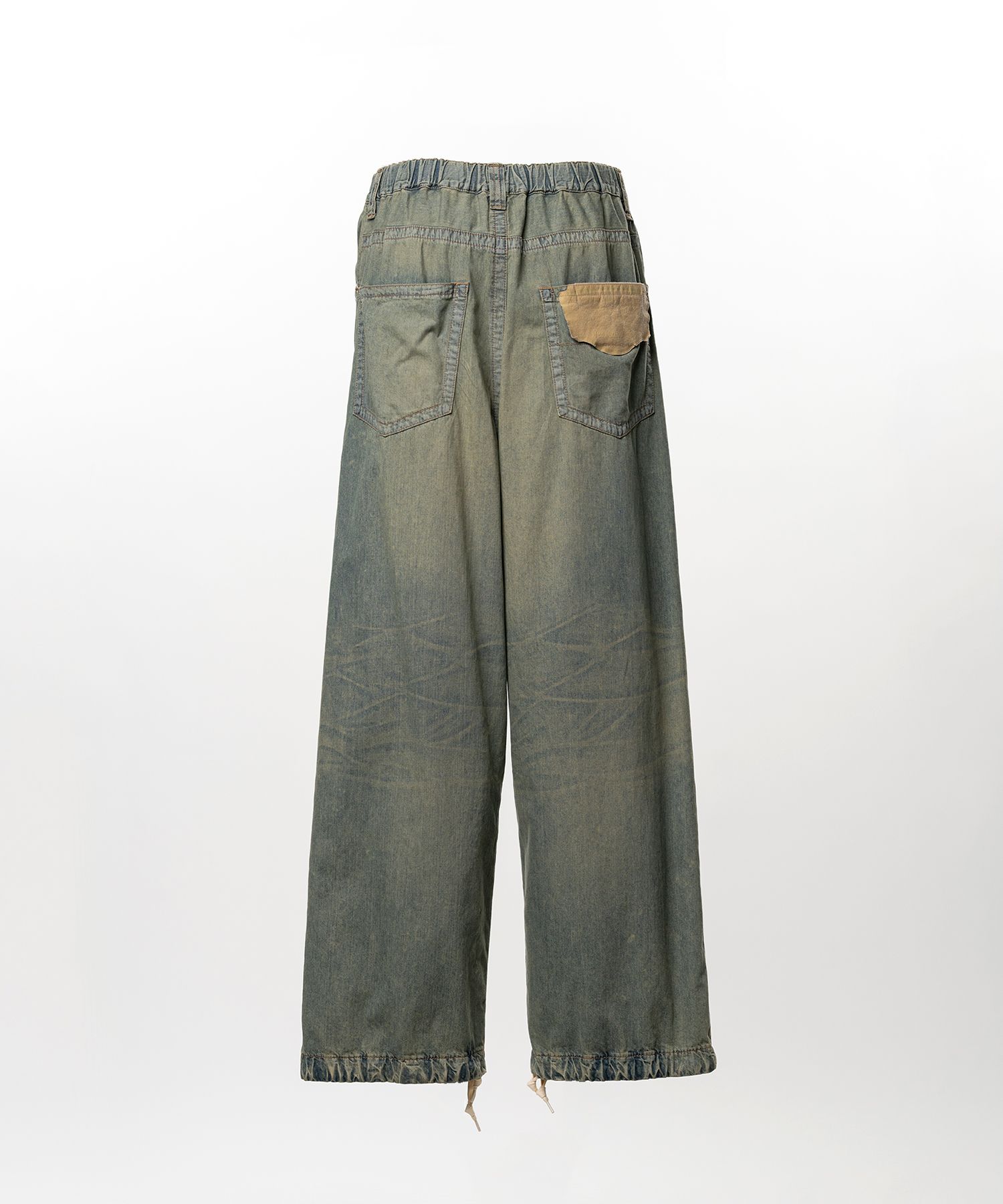 Light Denim Wide Pants