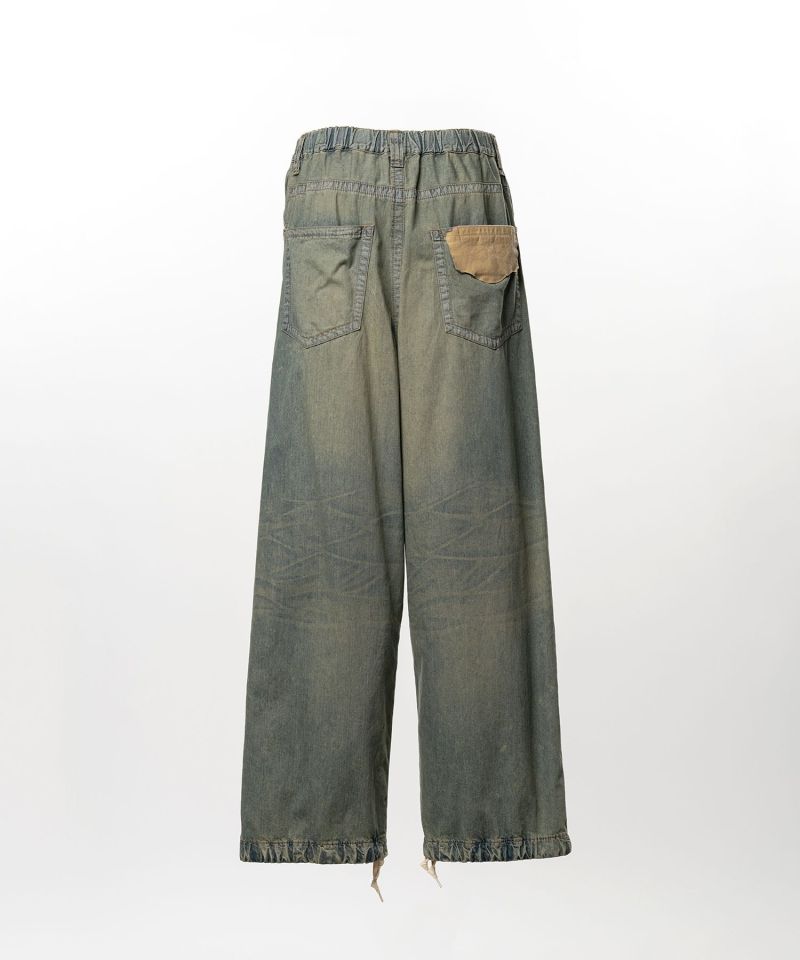 Light Denim Wide Pants