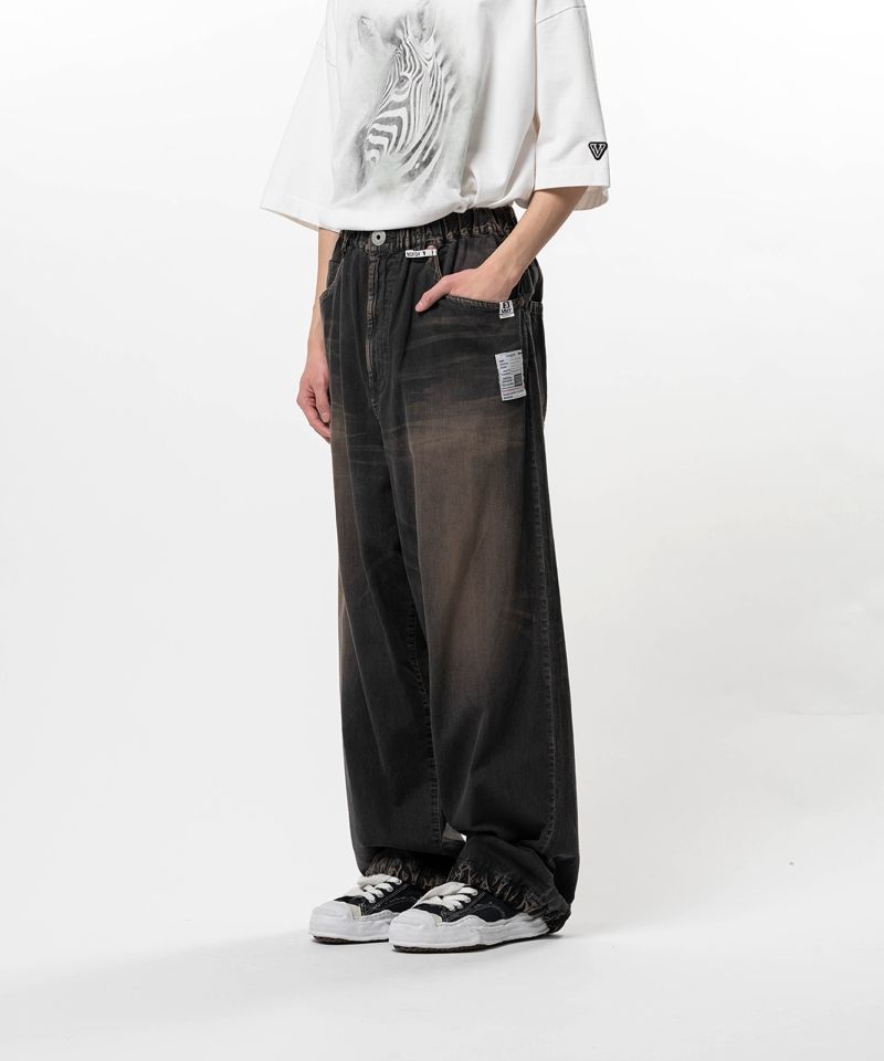 Light Denim Wide Pants