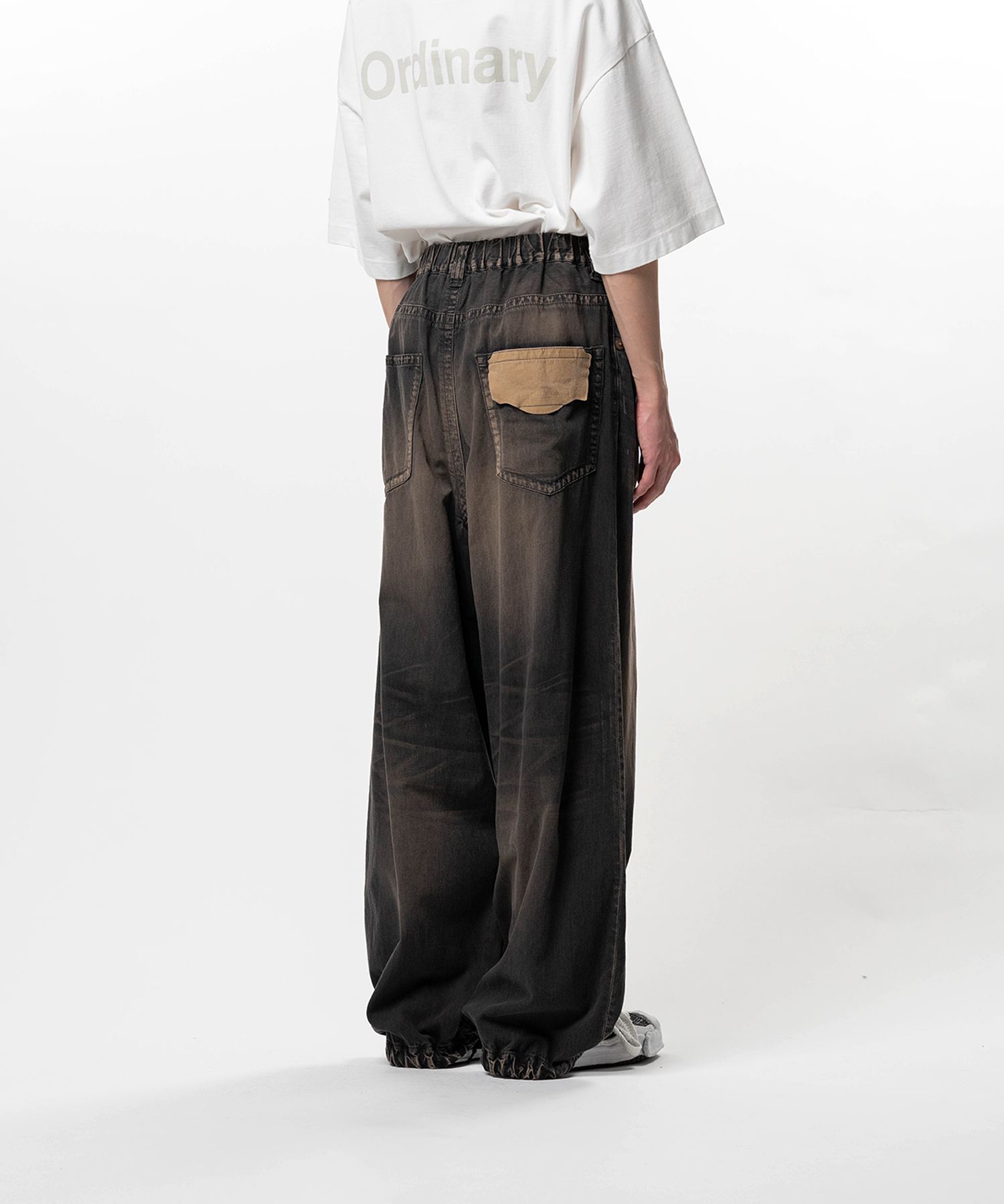 Light Denim Wide Pants