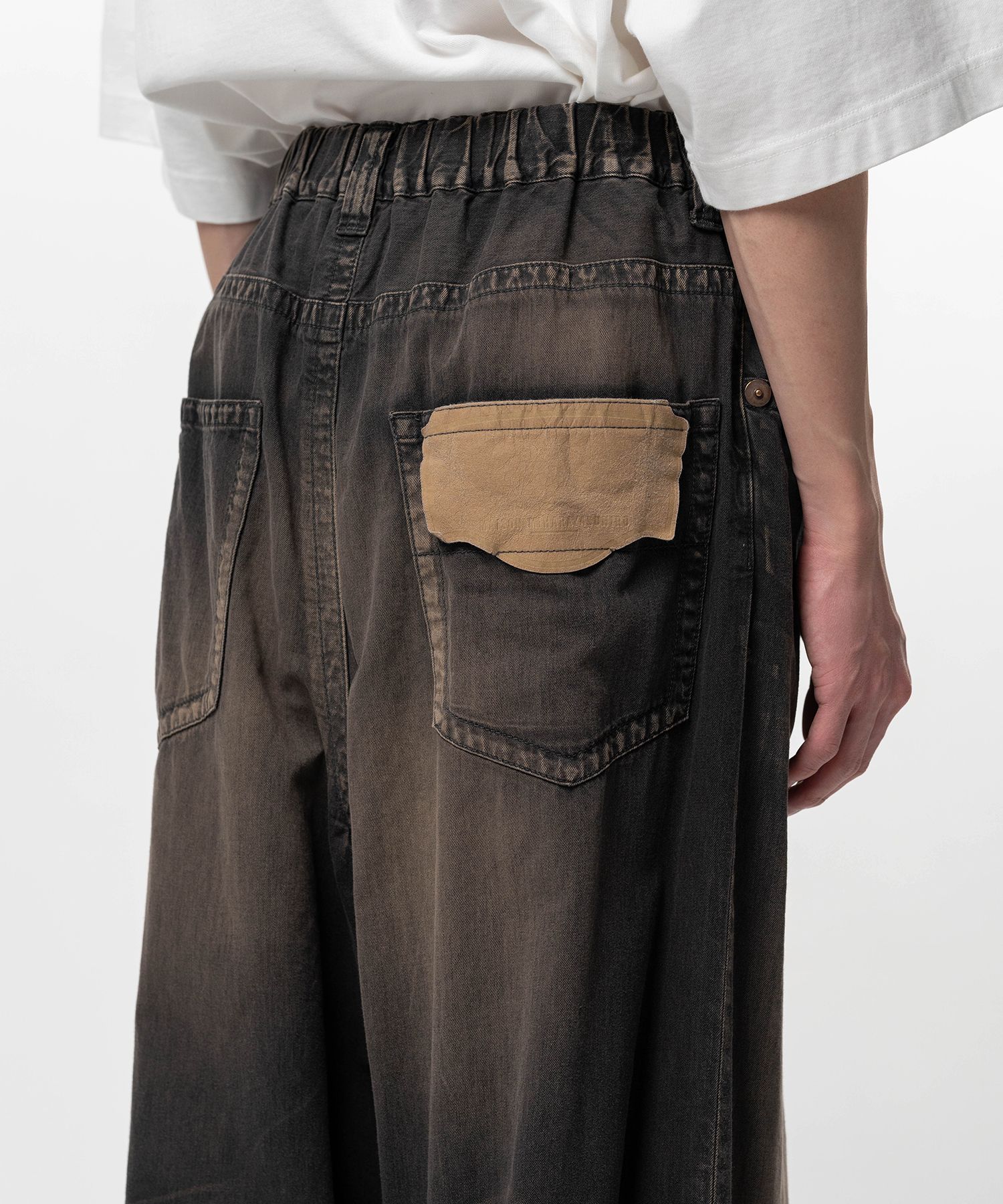 Light Denim Wide Pants